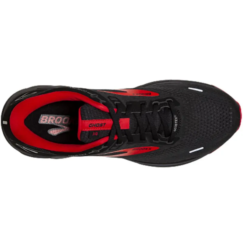 Brooks Men's Ghost 14 GTX - Black/Red-4
